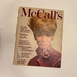 Vintage McCall's Magazine January 1966